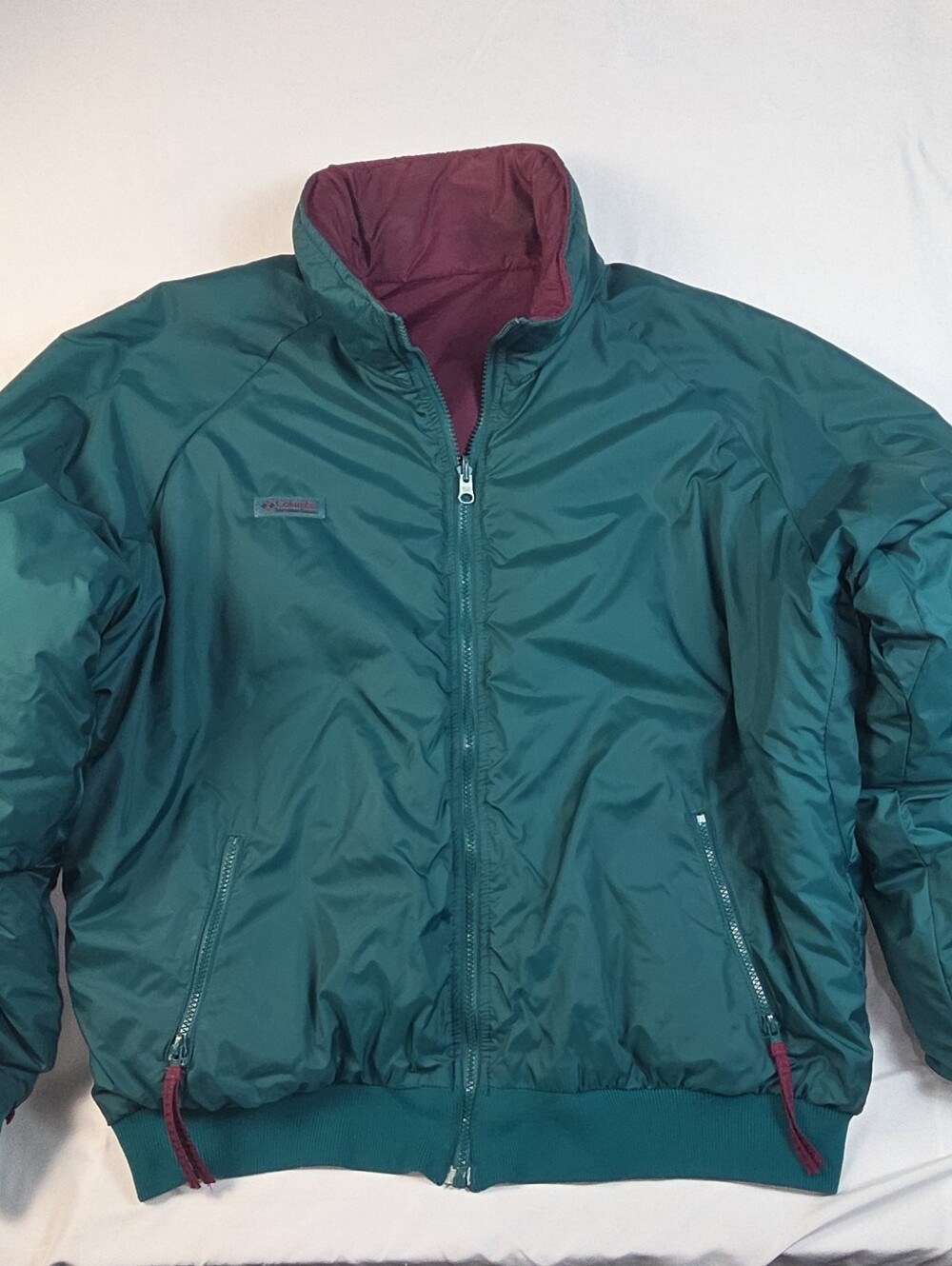 90's VTG Columbia Sportswear Reversible Radial Sleeve Puffer Jacket Men's Size L